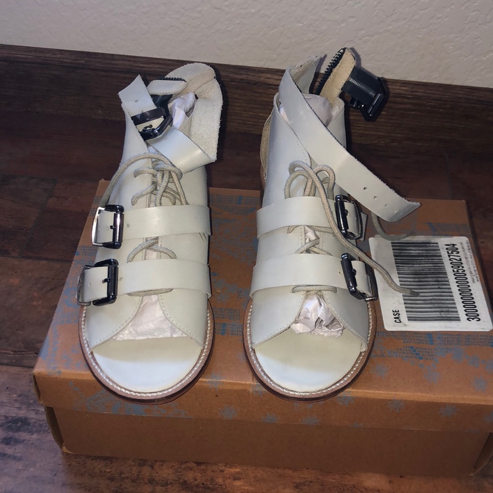 Free People Grey Oceans Views Boot Sandals